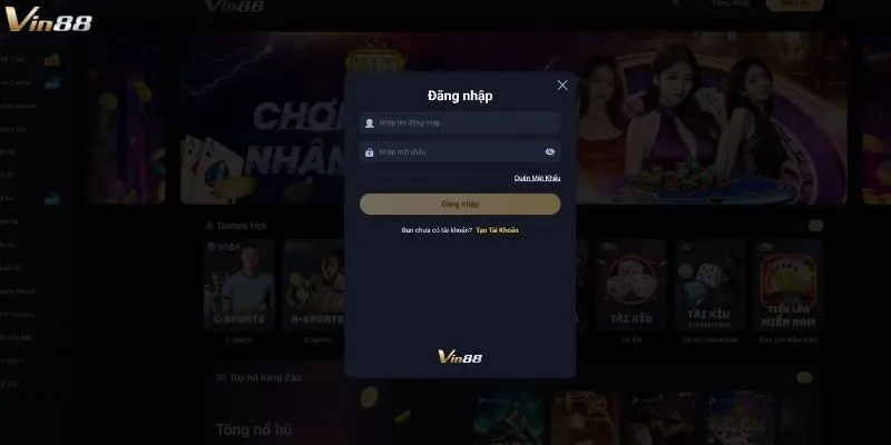 Đăng Ký Vin88 trên website trực tuyến